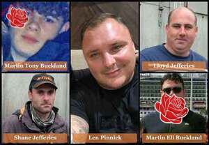 Leonard Pinnick, Shane and Lloyd Jefferies, Martin Buckland Jr and Sr – profile image