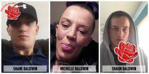 Michelle Baldwin and sons Shaun and Shane Baldwin – profile image