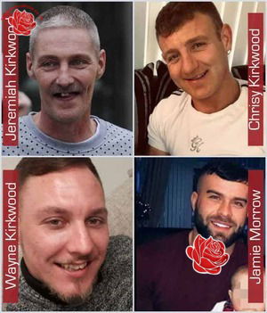 Jeremiah, Wayne and Chris Kirkwood, Jamie Morrow – profile image