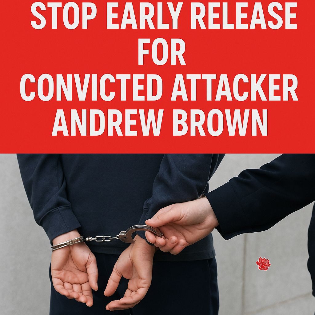 REVERSE THE EARLY RELEASE OF CONVICTED ABUSER ANDREW BROWN